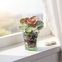 Tanaman Buatan PVC Kustom dalam Pot, Sentuhan Realistis, Ramah Lingkungan, Simulasi Tinggi, Desain Modern, Dekorasi Rumah & Taman DIY, Tanaman Palsu