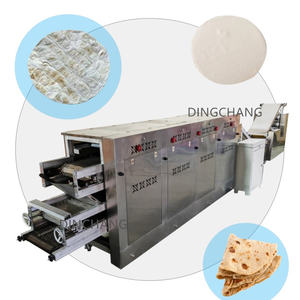 Machine à pain pita entièrement automatique faisant avec du pain au four Pizza Pâtisserie Machine à faire des aliments Chapati Pizza faisant <span class=keywords><strong>Robot</strong></span> - Product Image 4