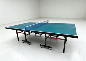 Ensemble <span class=keywords><strong>de</strong></span> tennis <span class=keywords><strong>de</strong></span> <span class=keywords><strong>table</strong></span> pliable professionnel, standard, pour intérieur, mobile avec roulettes, écologique, durable, pour les écoles, les clubs, l'entraînement - Product Image 5