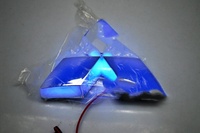Emblème de voiture éclairé par LED, logo avant et arrière pour Mitsubishi Lancer EX Lioncel Galant ASX Outlander Modification