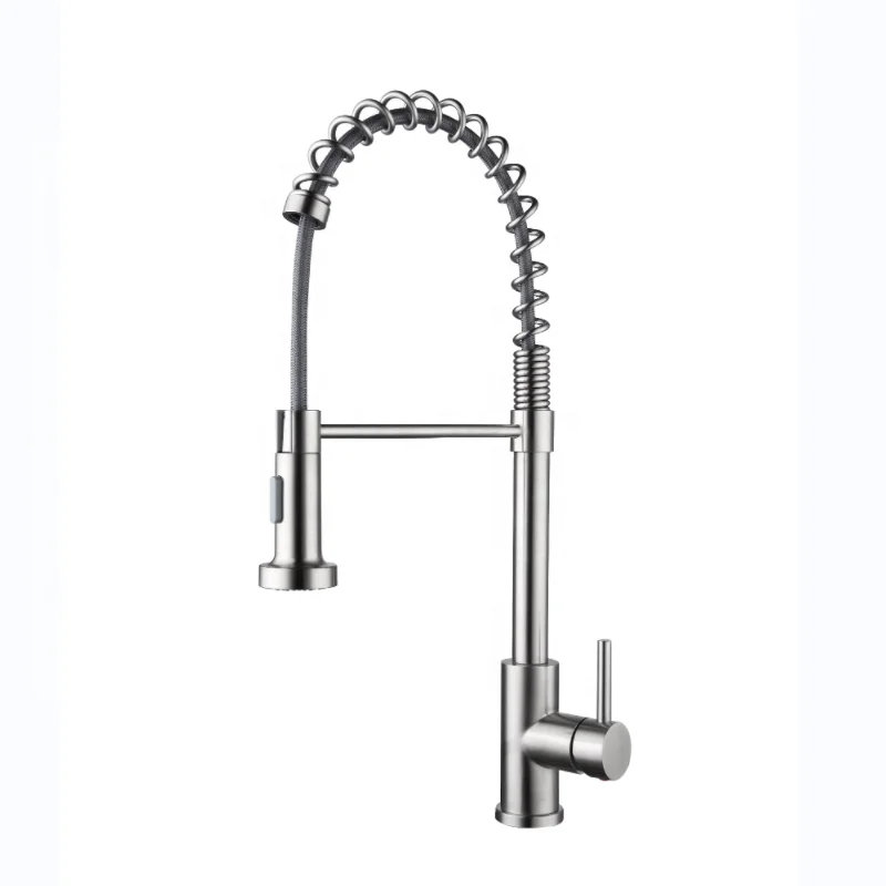 Kitchen Faucet with Pull Down Sprayer Commercial Spring Kitchen Sink Faucet Pull Out Sprayer Hot Sel