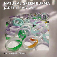 Bracelet en jadéite de Birmanie tendance GzRongsheng pour femmes, bracelet en jade vert naturel avec charme, cadeau d'anniversaire