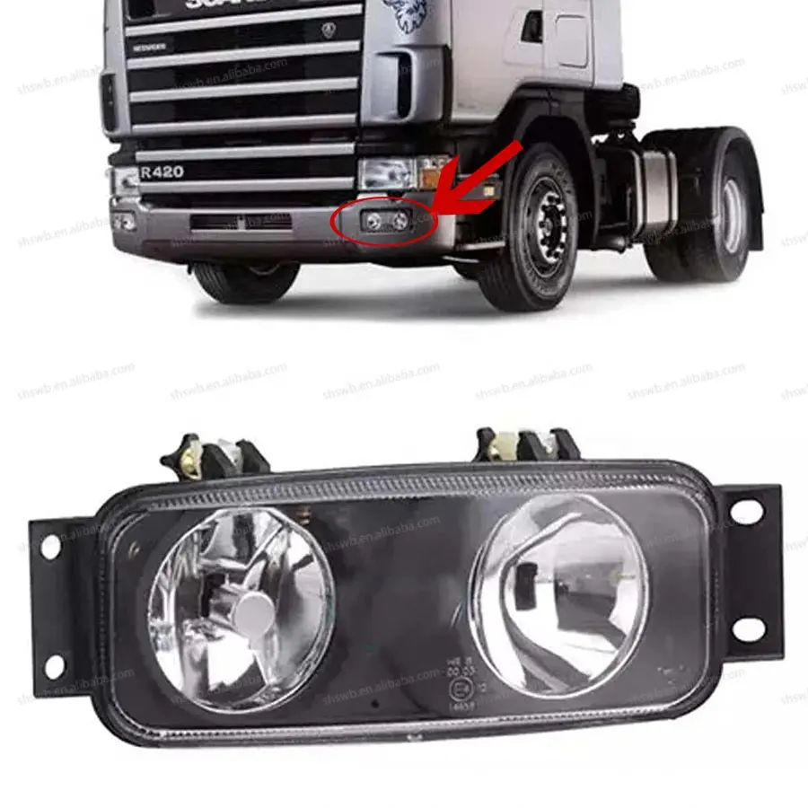 Scania Spot/Fog Lamp L/H (Lensa Bening) 1358831 1400207 1422991 1529070 108270