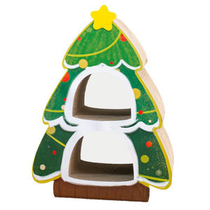Moderner Weihnachts-Katzenbaum mit Kreativem Design - Langlebiges Kletter- & Kratzbrett & Bettbereich Umweltfreundliche Kartonverpackung - Product Image 5