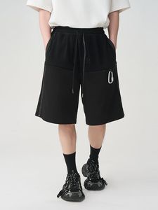 Shorts de sport décontractés amples avec logo personnalisé pour hommes et femmes – Mode estivale basique grandes tailles - Product Image 2