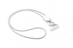 Custom Logo 3-in-1 Portable Nylon Braided Lanyard Charging <b>Cable</b> USB-C Lightning Micro USB Fast Charge for Promotional Gifts - Product Image 4