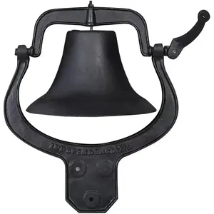 Outdoor Church School Antique Vintage Style Large Cast Iron Dinner Farm Bell independence 1776 bell