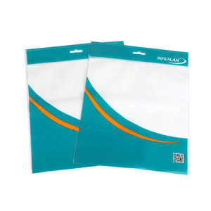 Pe Card Header Bag Rectangle Customizable Lightweight Inner Packaging Clothing Organizer - Product Image 3