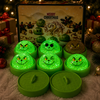 Nouveau jouet sensoriel anti-stress Grinch vert de Halloween, boule à presser à montée lente, jouet doux pour enfants et adultes, cadeaux de Noël