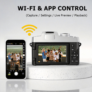 Caméra 6K 84MP pour Vlogging Étudiant avec Écran Tactile, Mise au Point Automatique, Webcam, Application WiFi, Time-Lapse, Prix Direct Usine en Gros - Product Image 6