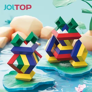 教育儿童工厂儿童磁铁瓷砖坐立不安套装建筑塑料积木磁性玩具
