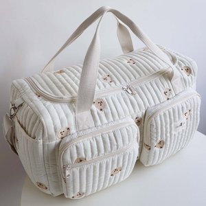 Tas Popok Tote, Tas Popok Perjalanan Kapasitas Besar, Tas Rumah Sakit untuk Persalinan, Tas Bayi Perlengkapan Bayi, Alas Ganti Popok - Product Image 4
