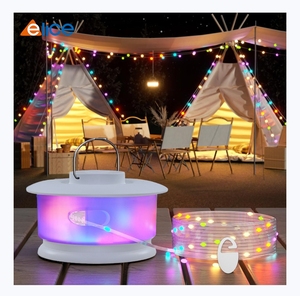 Guirlande lumineuse LED Offre Spéciale guirlande de vacances décorative à piles guirlande LED lampes RVB extérieures Camping lumière - Product Image 1