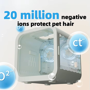 Asciugatrice Ecologica per Animali Domestici da 68L, Cabina in ABS per Toelettatura di Cani e <span class=keywords><strong>Gatti</strong></span>, Soffiatore per Pelo - Product Image 3