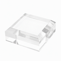 Présentoir en acrylique personnalisé en forme de cube, socle, support d'exposition imbriqué pour buffet, exposition, fête à domicile