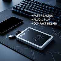 Programador de Recepción para Hotel EY-S89, Lector/Grabador de Tarjetas para Recepción, Software de Sistema, Registro Biométrico de Horas, Capacidad para 100 Tarjetas