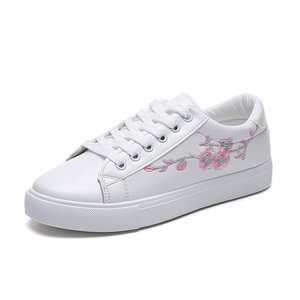 Zapatos de Moda para Mujer, Nuevos, Transpirables, Blancos, con Punta Redonda, Plataforma Gruesa de Esponja, para Otoño/Primavera/Verano/Invierno - Product Image 4