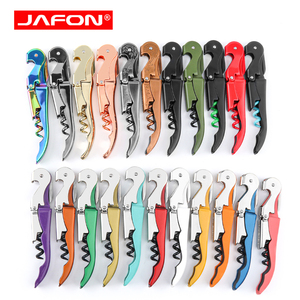 Hot bán Waiter <span class=keywords><strong>corkscrew</strong></span> Cá nhân hoá thép không gỉ tùy chỉnh laser logo rượu vang đỏ mở chai đôi bản lề mở rượu vang - Product Image 5