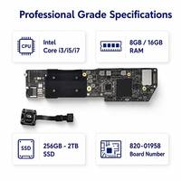 Placa Lógica Original para MacBook Air 13 A2179 2020 1.1GHz I5 8GB 128GB 820-01958-A Sin iCloud