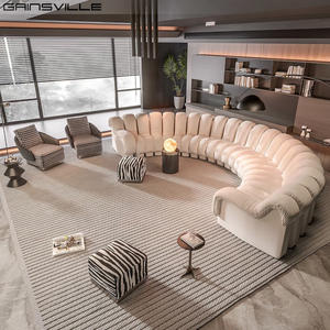 ชุดโซฟาหนังสไตล์อิตาเลียนทันสมัยเรียบง่าย <span class=keywords><strong>รูป</strong></span>ทรงงูโค้งแบบคีย์เปียโน เรียบง่ายสุดๆ บุด้วยฟองน้ำ สำหรับห้องนั่งเล่นใน<span class=keywords><strong>บ้าน</strong></span> - Product Image 1