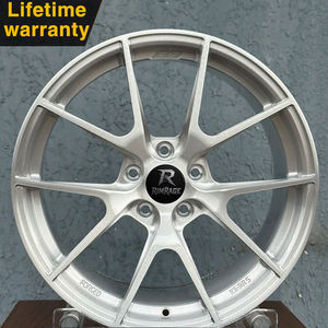 Llantas de carreras de 1 pieza forjadas en plata cepillada, llantas de aleación cóncava profunda, ligeras personalizadas para BMW M3 M4 M5 E92 E93 - Product Image 1