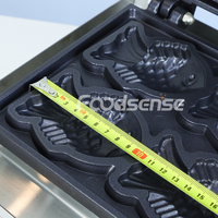 Moule à gâteau en forme de poisson en acier inoxydable Commercial Taiyaki gaufrier Machine coréen poisson croustillant fabricant