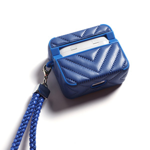 เคส AirPods 3 4 Pro2 แบบพองลมทรงวี PU+TPU ขายส่ง พร้อมสายคล้อง - Product Image 2