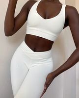 Usine de vêtements de yoga durables personnalisés Fournisseur de vêtements de yoga pour femmes 2023 Leggings de vêtements de sport de fitness pour femmes Vêtements de sport taille haute