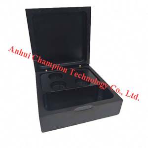 Solid Wood Coffee Case 3 Slots Coffee <b>Shop</b> Style Holder - Product Image 6