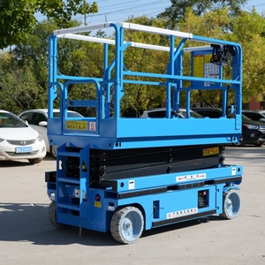 Plataforma Elevadora Hidráulica Eléctrica de 6-14 m, Elevadores de Tijera Pequeños en Venta - Product Image 6