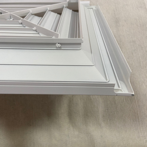 Thiết kế hiện đại trần vuông không khí nướng thông gió khuếch tán HVAC cung cấp hợp kim nhôm <span class=keywords><strong>AC</strong></span> lưới tản nhiệt - Product Image 6