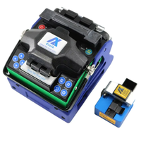 ELOIK ALK-88A Fusionadora de Fibra Óptica, Empalme Rápido en 7s, Calentamiento en 9s, Mini Fusionadora para Fibra Óptica