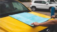 Serviette sèche de voiture en microfibre grise 60x90 1200gsm séchage rapide pour le nettoyage et l'entretien de la voiture Matériau en polyester