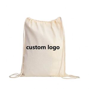Bolsa de Lona de Algodón con Cordón, Ligera, Plegable y Portátil, para Herramientas de Maquillaje y Cosméticos - Product Image 1