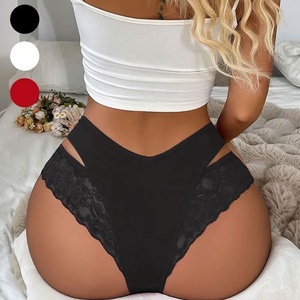Nouvelle Collection 2026 – Culotte Bikini Femme en Dentelle, Tendance <span class=keywords><strong>Jeune</strong></span> et Sexy, avec Dos Croisé Élégant en Forme de V - Product Image 4