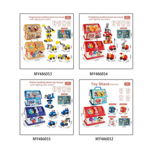 Cube d'activités pour enfants 2026 – Nouveauté : Jouets éducatifs robotiques, blocs de construction, maison de jeu pompier, cube de jeu pour enfants avec tapis - Product Image 6