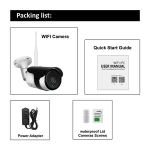 Baru 1080P Kamera Pengawas <span class=keywords><strong>Ip</strong></span> Pengawasan Kecil Luar Ruangan 2mp Kamera CCTV Penglihatan Malam - Product Image 6