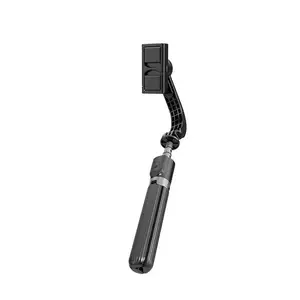 Grosir pemegang ponsel stick-Portable Ponsel Gimbal Stabilizer Selfstick dengan BT Ponsel Tripod Holder Smartphone Selfie Stick