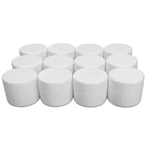 Novo fabricante redondo corpo rosto creme jar 150ml branco plástico pet cosméticos creme jar