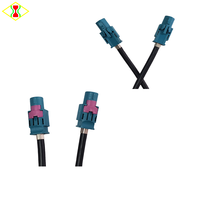 Câble adaptateur LVDS 4 broches, câble blindé 4 cœurs, connecteur femelle-femelle, 7 m pour écrans de transmission automobile, audio de voiture