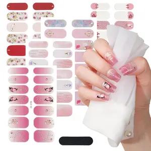 Bán buôn không độc hại nail sticker sơn móng tay kết thúc tốt đẹp/Nail Polish Strips /100% Real nail sticker