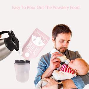 Bolsa de Almacenamiento de Leche en Polvo PET Ligera y Portátil con Impresión Personalizada, Bolsa de Embalaje de Alimentos para Bebés, Bolsas de Plástico - Product Image 4