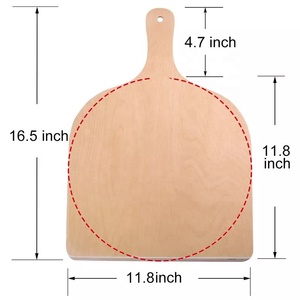 Thớt Nướng Bánh <span class=keywords><strong>Pizza</strong></span> Và Bánh Mì Cao Cấp Tự Làm Đồ Vét Bột <span class=keywords><strong>Pizza</strong></span> Lớn <span class=keywords><strong>12</strong></span> Inch Vỏ <span class=keywords><strong>Pizza</strong></span> Bằng Gỗ Tự Nhiên - Product Image 2
