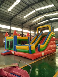 Tobogán inflable <span class=keywords><strong>hinchable</strong></span> <span class=keywords><strong>Castillo</strong></span> Tobogán colorido Interior y exterior Jungla inflable Carrera de obstáculos Salida de fábrica - Product Image 2
