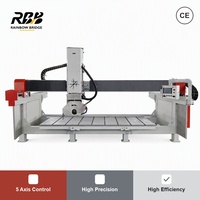 Máquina Fresadora CNC de 4 Ejes para Piedra HQ-3220B, Motor Controlado por PLC, Certificación CE, 25kW, Corte y Fresado Automático de Encimeras de Piedra