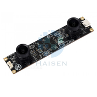 Modul kamera USB Stereo 2MP OS02G10, Chip Sensor OS02G10, Port USB2.0, Output rangka yang sama sinkronisasi, dasar 62mm