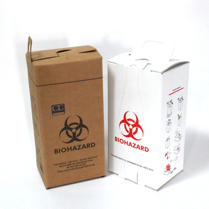 5L Bán Buôn Y Tế Chất Thải Kim Bộ Sưu Tập Hộp Trắng Với Logo An Toàn Hộp Sharps Hộp Với Cổ Phiếu Giảm Giá Dùng Một Lần - Product Image 3