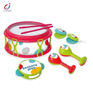 Chengji haute qualité éducation précoce bébé instruments de <span class=keywords><strong>musique</strong></span> tambourin jeu ensemble jouet <span class=keywords><strong>kit</strong></span> de batterie pour les enfants - Product Image 1
