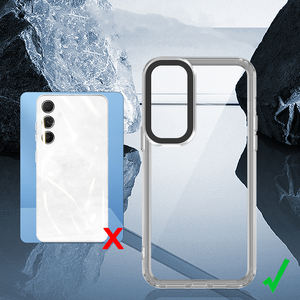 सैमसंग ए 55 फोन केस के लिए स्पष्ट ऐक्रेलिक बैक कवर टीपू फ्रेम मोबाइल एक्सेसरीज केस - Product Image 2