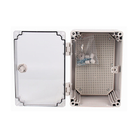 NEMA 4X Outdoor IP66 ABS Control Wall Mounted Panel Box 300*200*160mm Waterproof Clear Lid Electronics Instrument Enclosures"